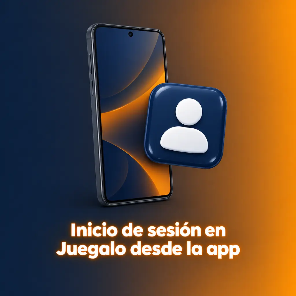 Inicio de sesión en Juegalo desde un acceso directo en la pantalla de inicio del móvil